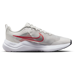 NIKE Downshifter 12 Laufschuhe Herren 009 - platinum tint/lt crimson-black-white 39