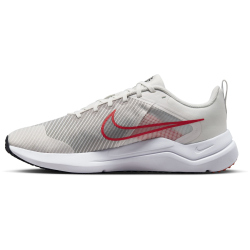 NIKE Downshifter 12 Laufschuhe Herren 009 - platinum tint/lt crimson-black-white 39