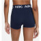 NIKE Pro 3 Inch Tights Shorts Damen 451 - obsidian/white XXS