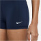 NIKE Pro 3 Inch Tights Shorts Damen 451 - obsidian/white XXS