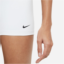 NIKE Pro 3 Inch Tights Shorts Damen 100 - white/black/black XS