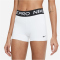 NIKE Pro 3 Inch Tights Shorts Damen 100 - white/black/black XL