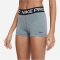 NIKE Pro 3" Tights Shorts Damen 084 - smoke grey/htr/black/black XXS