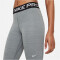 NIKE Pro Tights Damen 084 - smoke grey/htr/black/white XS