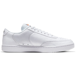 NIKE Court Vintage Premium Sneaker Herren 100 - white/black-total orange 38.5