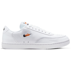 NIKE Court Vintage Premium Sneaker Herren 100 - white/black-total orange 38.5