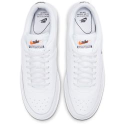 NIKE Court Vintage Premium Sneaker Herren 100 - white/black-total orange 38.5