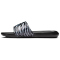 NIKE Victori One Print Badelatschen Damen 011 - black/black-metallic silver 35.5