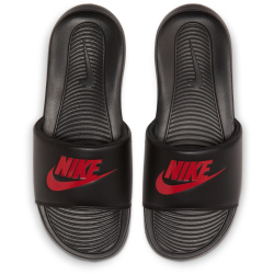 NIKE Victori One Badelatschen Herren 004 - black/university red-black 50.5