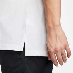NIKE Sportswear Poloshirt Herren 100 - white/black 3XL