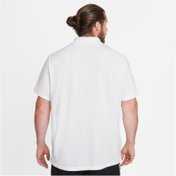NIKE Sportswear Poloshirt Herren 100 - white/black 3XL
