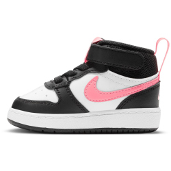 NIKE Court Borough Mid 2 Baby-Sneaker 005 - black/sunset pulse-white 23.5