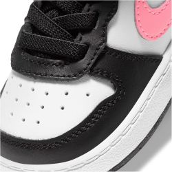 NIKE Court Borough Mid 2 Baby-Sneaker 005 - black/sunset pulse-white 23.5