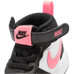 NIKE Court Borough Mid 2 Baby-Sneaker 005 - black/sunset pulse-white 23.5