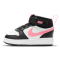 NIKE Court Borough Mid 2 Baby-Sneaker 005 - black/sunset pulse-white 23.5