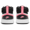 NIKE Court Borough Mid 2 Baby-Sneaker 005 - black/sunset pulse-white 23.5