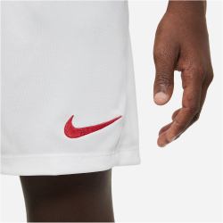 NIKE Park III Dri-FIT Knit Fu&szlig;ballshorts Kinder 103 - white/university red XS (122-128 cm)