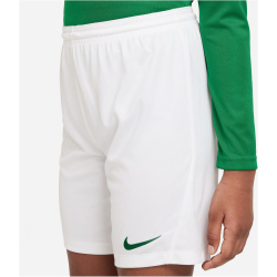 NIKE Park III Dri-FIT Knit Fu&szlig;ballshorts Kinder 102 - white/pine green M (137-147 cm)