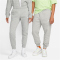 NIKE Sportswear Club Fleece Jogginghose Herren 063 - dk grey heather/matte silver/white 3XL