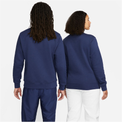 NIKE Sportswear Club Fleece Crew Sweatshirt Herren 410 - midnight navy/white XL/T