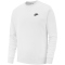NIKE Sportswear Club Fleece Crew Sweatshirt Herren 100 - white/black XXL/T