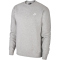 NIKE Sportswear Club Fleece Crew Sweatshirt Herren 063 - dk grey heather/white XL/T