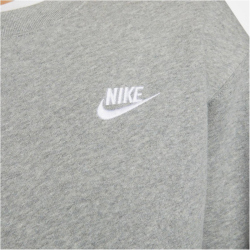 NIKE Sportswear Club Fleece Crew Sweatshirt Herren 063 - dk grey heather/white XXL/T
