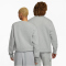 NIKE Sportswear Club Fleece Crew Sweatshirt Herren 063 - dk grey heather/white XXL/T