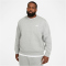 NIKE Sportswear Club Fleece Crew Sweatshirt Herren 063 - dk grey heather/white XXL/T