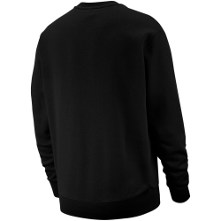 NIKE Sportswear Club Fleece Crew Sweatshirt Herren 010 - black/white XL/T