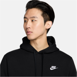 NIKE Sportswear Club Fleece Hoodie 010 - black/black/white 3XL