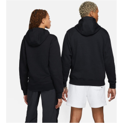 NIKE Sportswear Club Fleece Hoodie 010 - black/black/white 3XL