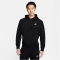 NIKE Sportswear Club Fleece Hoodie 010 - black/black/white 3XL