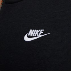 NIKE Sportswear Club Fleece Kapuzenjacke 010 - black/black/white 3XL