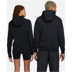 NIKE Sportswear Club Fleece Kapuzenjacke 010 - black/black/white 3XL
