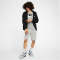 NIKE Sportswear Club Fleece Kapuzenjacke 010 - black/black/white 3XL