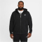NIKE Sportswear Club Fleece Kapuzenjacke 010 - black/black/white 3XL