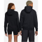 NIKE Sportswear Club Fleece Kapuzenjacke 010 - black/black/white 3XL