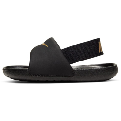 NIKE Kawa Badelatschen Baby 003 - black/metallic gold 22