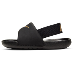 NIKE Kawa Badelatschen Baby 003 - black/metallic gold 27