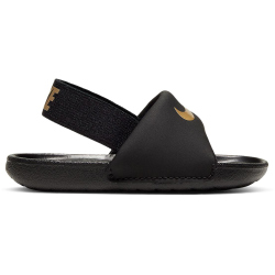 NIKE Kawa Badelatschen Baby 003 - black/metallic gold 27