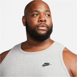NIKE Sportswear Tanktop Herren 063 - dk grey heather/black M/T