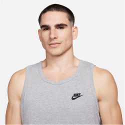 NIKE Sportswear Tanktop Herren 063 - dk grey heather/black M/T