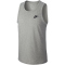 NIKE Sportswear Tanktop Herren 063 - dk grey heather/black M/T