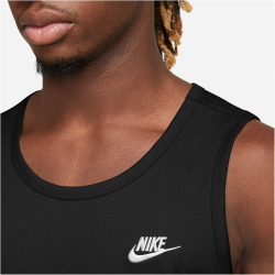 NIKE Sportswear Tanktop Herren 010 - black/white XL