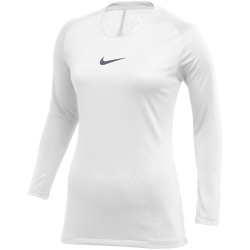 NIKE Park Dri-FIT First Layer langarm Funktionsshirt Damen 100 - white/cool grey XL