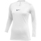 NIKE Park Dri-FIT First Layer langarm Funktionsshirt Damen 100 - white/cool grey XL