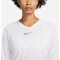 NIKE Park Dri-FIT First Layer langarm Funktionsshirt Damen 100 - white/cool grey XL