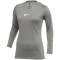 NIKE Park Dri-FIT First Layer langarm Funktionsshirt Damen 057 - pewter grey/white XS