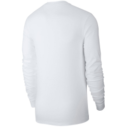 NIKE Sportswear Langarmshirt Herren 100 - white/black XS